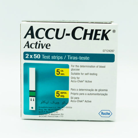 ACCU-Chek Active 2x50 Test Strips