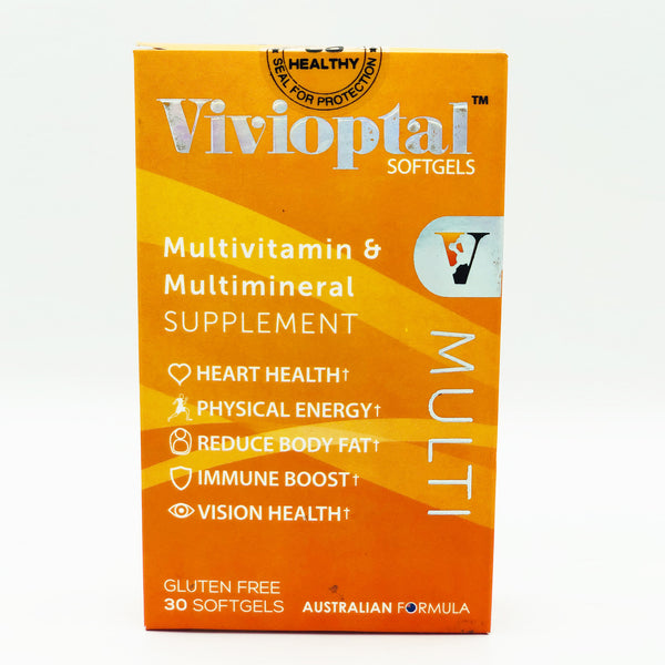 Vivioptal Multi Vitamin Gluten Free 30 Soft Gels