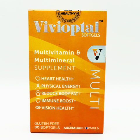 Vivioptal Multi Vitamin Gluten Free 30 Soft Gels