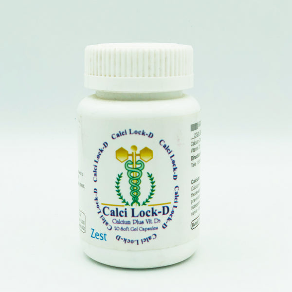 Calci Lock D 20 Soft Gel Capsules