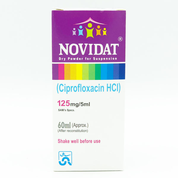 Novidat Syrup 125mg 60ml