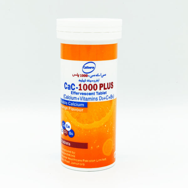 CAC ORANGE 1000 MG 10 S