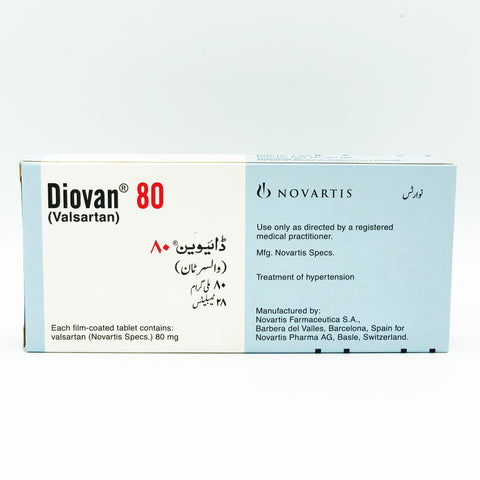 DIOVAN 80 MG 28 S
