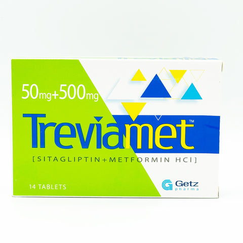 TREVIAMET 50/500 MG 14 S