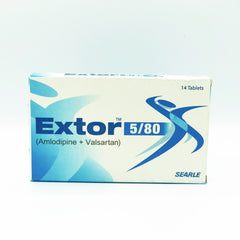 EXTOR 5/80 MG 14 S
