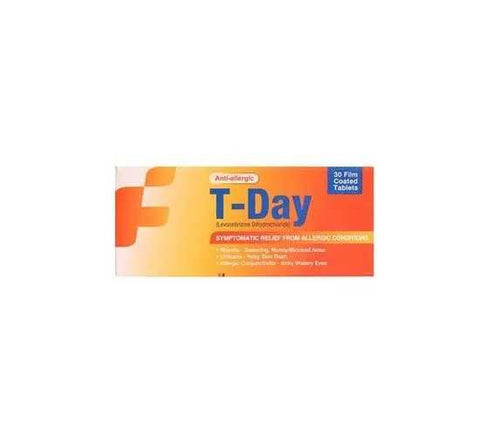 T-Day 5Mg Tablets 30S (Pack Size 3X10s)