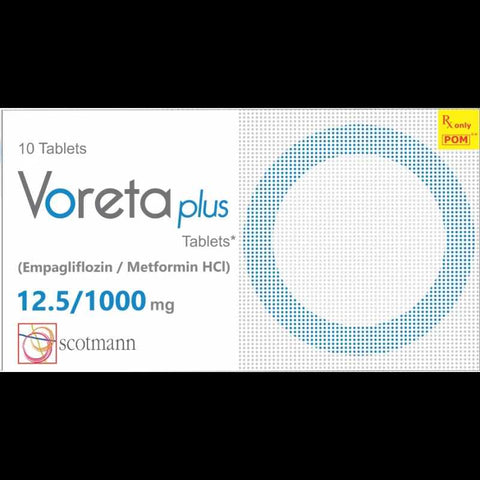 Voreta Plus Tablets 12.5/1000Mg