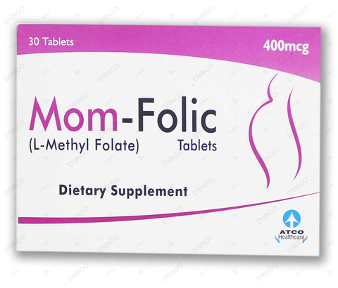Mom Folic 400Mcg Tablets 30S (Pack Size 2X15s)