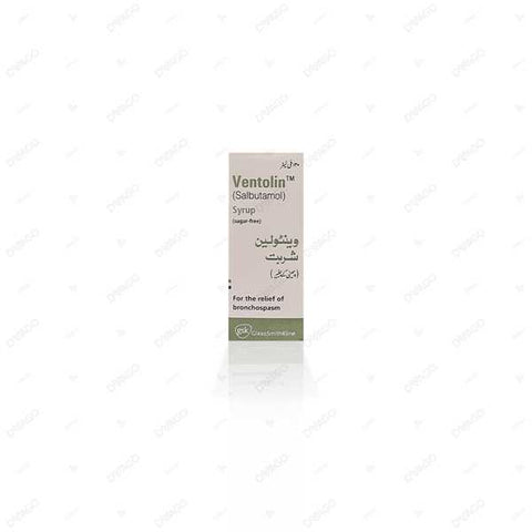 Ventolin 120Ml Sugar Free Syrup 2Mg/5Ml