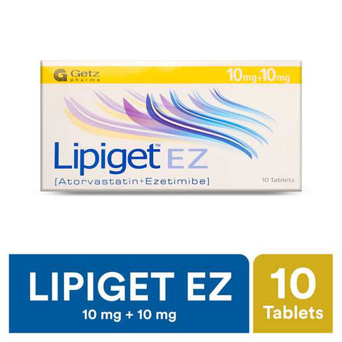 Lipiget Ez Tablets 10/10Mg