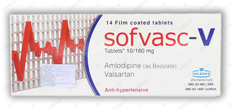 Sofvasc -V Tablets 10/160Mg