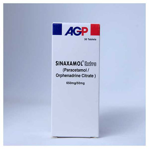 Sinaxamol Extra Tablets 650Mg/50Mg