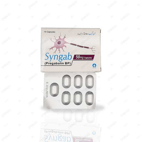 Syngab Capsules 50Mg
