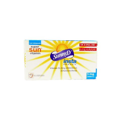 Sunny D Insta Ampoule Injectibles 5Mg(200,000Iu)