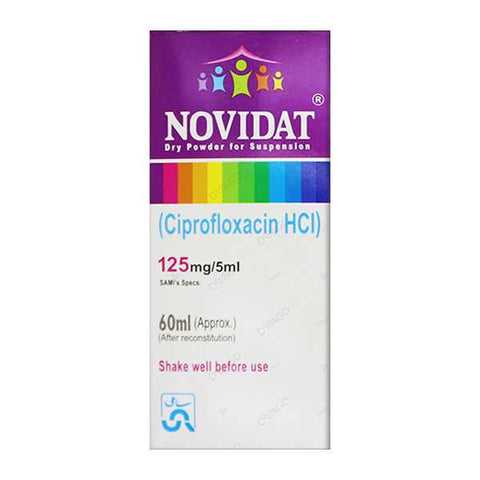 Novidat 60Ml Suspension 125Mg/5Ml