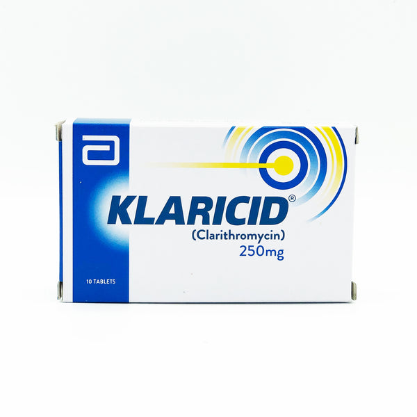 KLARICID 250 MG 10 S