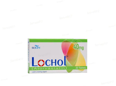 Lochol 40Mg Tablets 15S (Pack Size 1X15s)