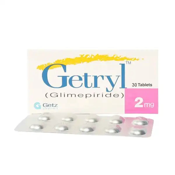 Getryl Tablets 2Mg 30S (Pack Size 3X10s)