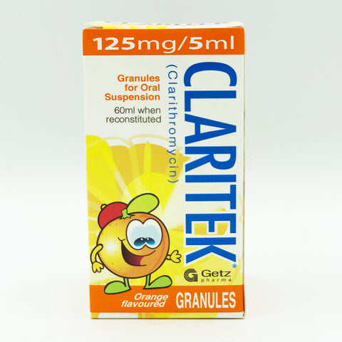 Claritek 125mg Orange Flavour