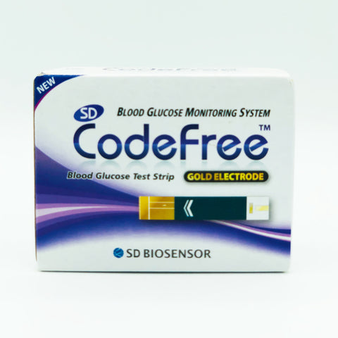 Code Free Blood Glucose Test Strip