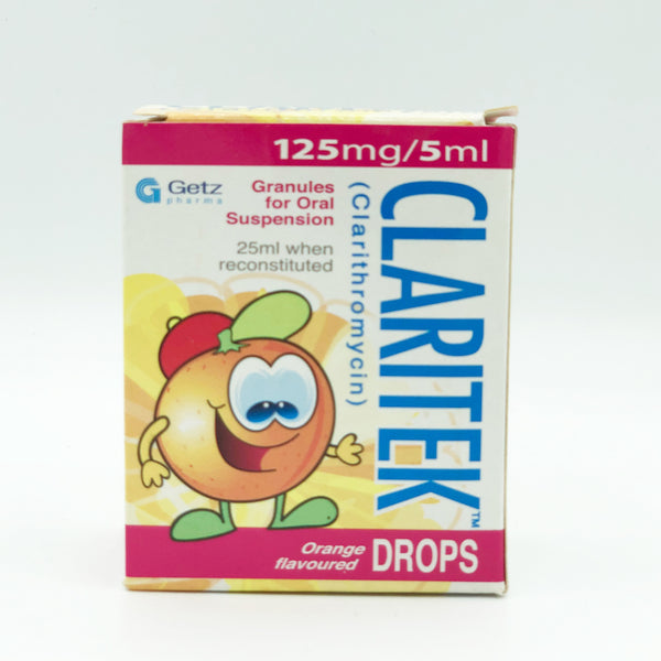 Claritek Drops Orange Flavour 125mg/5ml