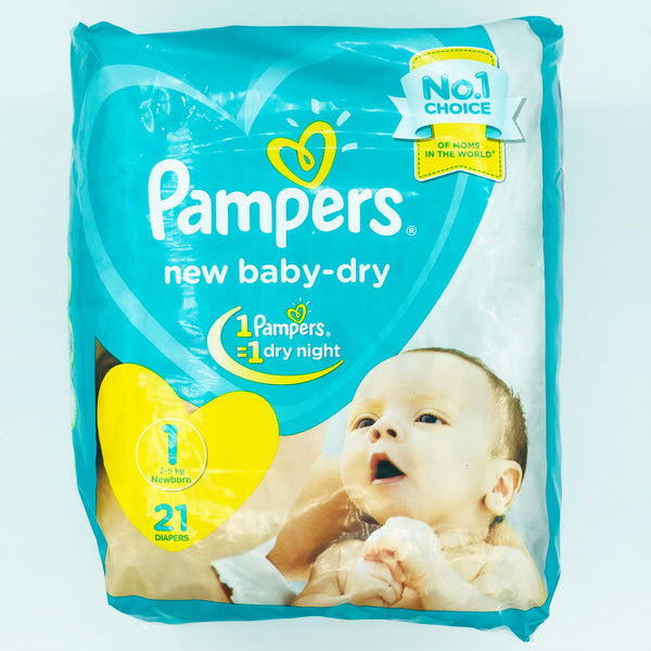 Pampers New Baby Dry 1 Size 2-5Kg New Born