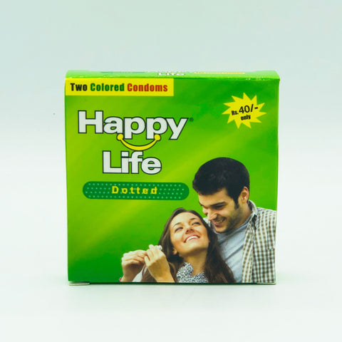 Happy Life Dotted Condom