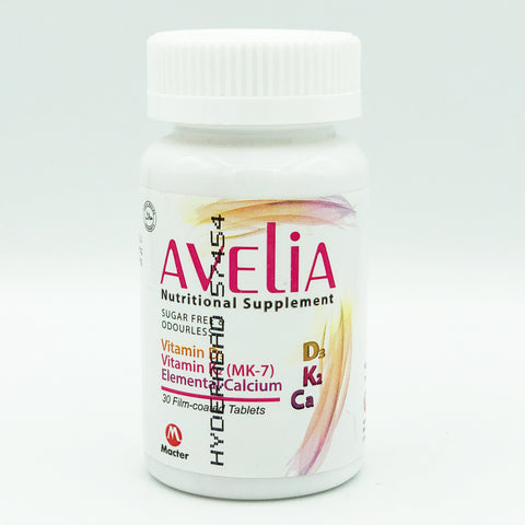 Avelia Nutritional Supplement 30 Filmcoated Tablets