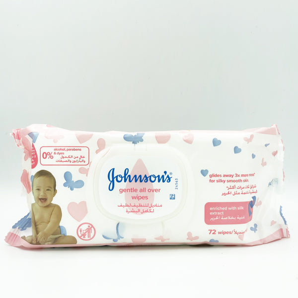Johnson's Baby Wipes 72pcs