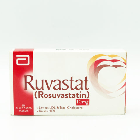 Ruvastat 10mg 10 Film Coated Tab