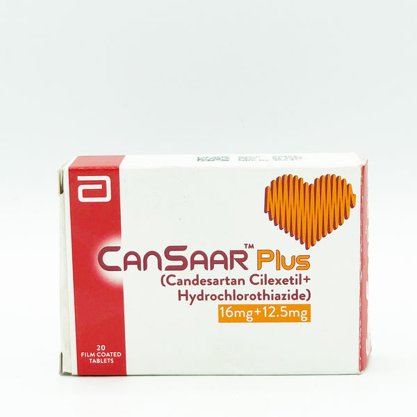 CanSaar Plus 16mg+12.5mg 20 Film Coated Tab