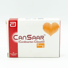 CanSaar 8mg 14 Film Coated Tablets