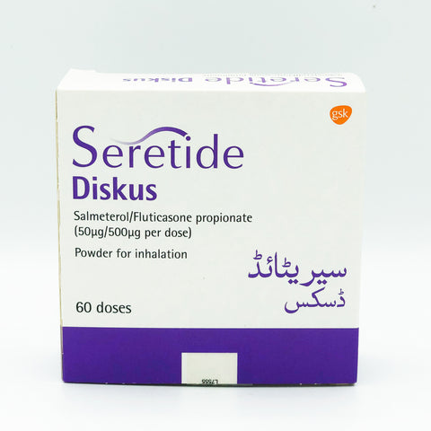 SARETIDE DISKUS 50/500 MG 1 S