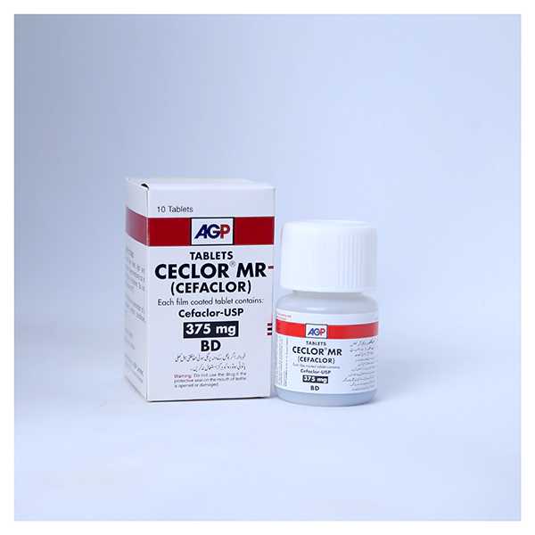 Ceclor Mr Bd Tablets 375Mg