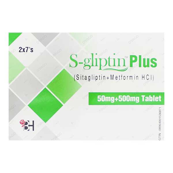 S-Gliptin Plus Tablets 50Mg+500Mg