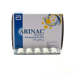 Arinac Tablets 200Mg/30Mg (Pack Size 10X10s)