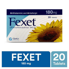 Fexet Tablets 180Mg