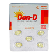 Dan-D Softgel Capsules 50,000Iu