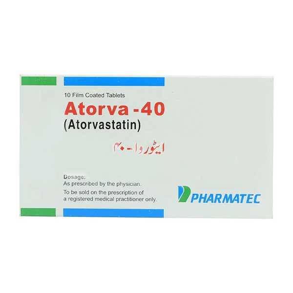 Atorva Tablets 40Mg 20S