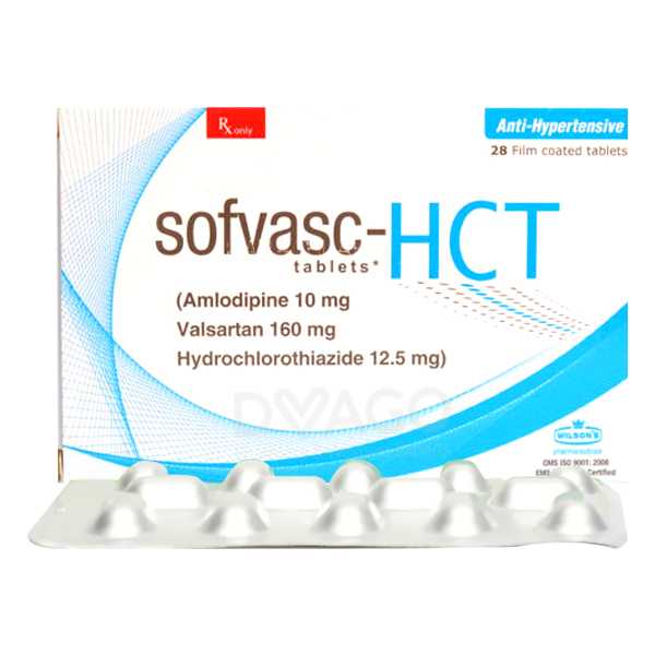 Sofvasc Hct Tablets 10/160/12.5Mg