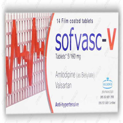 Sofvasc -V Tablets 5/160Mg