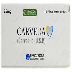 Carveda Tablets 25Mg