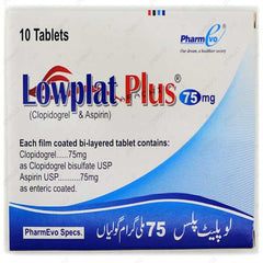 Lowplat Plus Tablets 75/75Mg