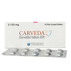 Carveda 3 Tablets 3.125Mg