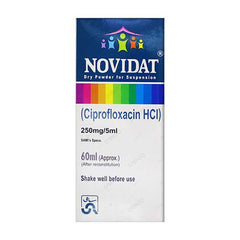 Novidat 60Ml Suspension 250Mg/5Ml