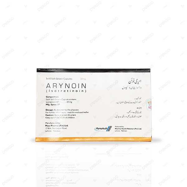 Arynoin Softgel Capsules 20Mg