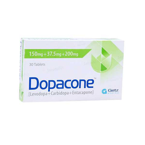 Dopacone 150+37.5+200Mg Tab 30