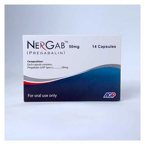 Nergab 50Mg Cap 14S