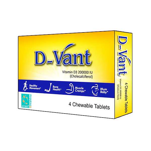 D-Vant Vit D3 2,00,000  Tablets