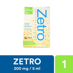 Zetro 25Ml Suspension 200Mg/5Ml